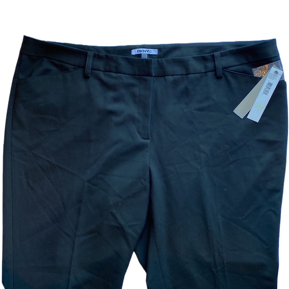 NWT 🖤 DKNYC Stretch Straight Leg Dress Pants, Front Zip/Pockets/Belt Loops, 18W - Picture 5 of 16